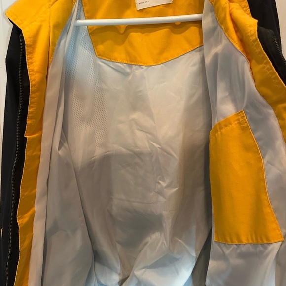 Vintage Purdue Boilermakers 90's Train Zip Up Light Jacket Black Gold Delong XL - Picture 8 of 11